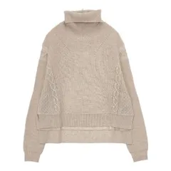 VIVIENNE TAM タートルネック セーター ニット ベージュ レディース ヴィヴィアンタム【中古】5-1229T∞のサムネイル