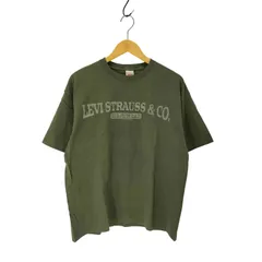リーバイス Levis 90s USA製 STURAUSS & CO JEANS WEAR プリントロゴ コットンTシャツ メンズ import：L 