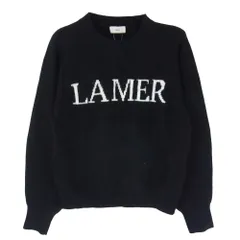 IENA イエナ ラクーンMIX LAMER ロゴ ニット セーター ブラック系 サイズ表記無【中古】