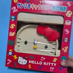 サンリオ ハローキティ クラシック 壁掛け時計 フィギュア トイ 漫画 キティ顔 時計 ヴィンテージ