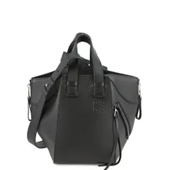 ロエベ ハンドバッグ ハンモックバッグ コンパクト クラシックカーフレザー A538H13X10 LOEWE 2way 黒
