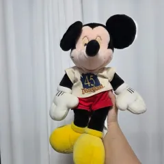 ヴィンテージ・ディズニーランド45周年ミッキーマウスぬいぐるみ、クラシック・ディズニー・キャラクター・グッズ