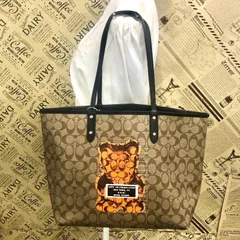 コーチ リバーシブル トート ショルダー バッグ ビジネス 旅行 FZ439