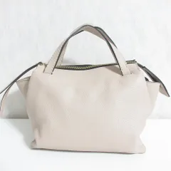 美品 GIANNI CHIARINI ジャンニキアリーニ  オリガミ S 2WAY ハンドバッグ ベージュ レディース 古着 中古 USED