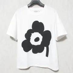 良品 marimekko マリメッコ ウニッコ Tシャツ カットソー 2114313 サイズXS ホワイト レディース 古着 中古 USED