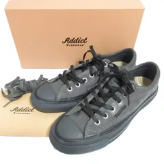 未使用 CONVERSE ADDICT コンバースアディクト エヌハリウッド CHUCK TAYLOR SUEDE NH OX スニーカー 1AD988 25cm グレー メンズ 古着 中古 USED