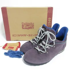 新品同様 Onitsuka Tiger オニツカタイガー モンテポカラ スニーカー 24.5cm パープル レディース 古着 中古 USED