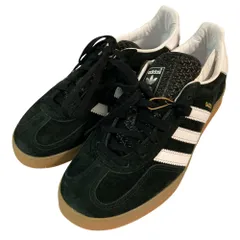未使用 24SS adidas Originals アディダスオリジナルス GAZELE INDOOR ガゼル インドア スエード スニーカー H06259 24cm ブラック メンズ レディース 古着 中古 USED