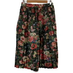 美品 INGEBORG インゲボルグ フラワープリント イージー スカート A2253FS 303 マルチカラー レディース 古着 中古 USED