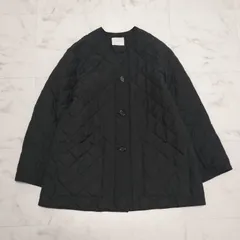 IENA　イエナ　キルティングジャケット　ブラック　ノーカラー　中綿　軽量　きれいめ　通勤　38　M