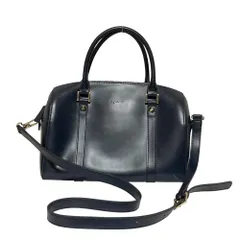 良品 agnès b. VOYAGE アニエスベーボヤージュ 2WAYボストンバッグ ネイビー レディース 古着 中古 USED