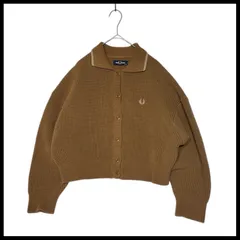 【別注】 Fred Perry　RAY BEAMS　フレッドペリー　カーディガン　ショート丈　ニット