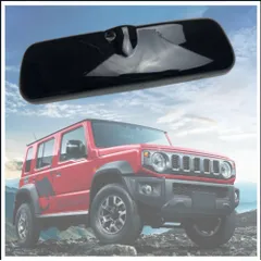 ジムニー JB64W ルームミラーカバー ピアノブラック 貼付タイプ スズキ汎用 内装 パーツ エブリィ アルト スペーシア ワゴンR ハスラー 対応
