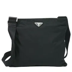 本物 プラダ PRADA ナイロン ショルダーバッグ ポシェット ブラック バッグ 中古・