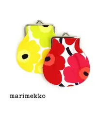 【30%OFF】マリメッコ marimekko コットン ウニッコ柄 がま口 小物入れ ポーチ MINI UNIKKO PIENI KUKKARO・5263131534-0062301[M便 4/5](レディース)