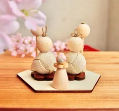 福玉おひなさま🌸白　大人お雛様　小さい　ひなまつり