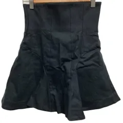 美品 23AW SNIDEL スナイデル ヘムフレアスカショーパン SWFP234235 サイズ1 ブラック レディース 古着 中古 USED