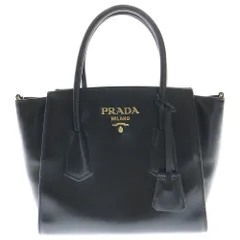 PRADA プラダ ロゴ 2WAY レザーハンドバッグ ショルダーバッグ 1BG369 レディース PRADA (プラダ) ロゴ 2WAY レザーハンドバッグ ショルダーバッグ