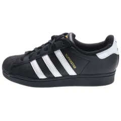 adidas (アディダス) SUPERSTAR CORE BLACK スーパースター コア ブラック 金タグ ローカットスニーカー ブラック レディース US4.5/22.5cm EG4959