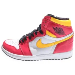 NIKE (ナイキ) AIR JORDAN 1 RETRO HIGH OG LIGHT FUSION RED エアジョーダン1 レトロ ライトフュージョン レッド ハイカットスニーカー US10/28cm 555088-603