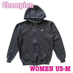 Champion チャンピオン ワンポイントロゴ フルジップ スウェット パーカー US-L