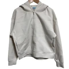 美品 組曲 クミキョク ジップパーカー サイズ2 ライトベージュ レディース 古着 中古 USED