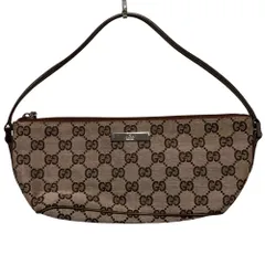 良品 GUCCI グッチ GG柄 アクセサリーポーチ 039 1103 ピンクベージュ レディース 古着 中古 USED