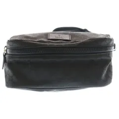 GUCCI (グッチ) GG総柄 クロスボディ ナイロンショルダーバッグ ブラック 449182