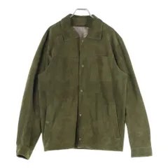 HERNO (ヘルノ) ゴートスキン スウェードレザージャケット カーキ PL00031UR-18088のサムネイル