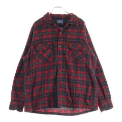 PENDLETON (ペンドルトン) 50-60S WOOL CHECK L/S SHIRT ウール チェック 長袖 シャツ レッド/ブラック/イエローのサムネイル