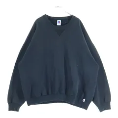 RUSSELL (ラッセル) 90S SWEAT USA製 クルーネック スウェット 無地 ブラック