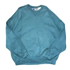 USA製 90s RUSSELL ATHLETIC ラッセル 無地 スウェット トレーナー グリーン XXLサイズ No.EA16