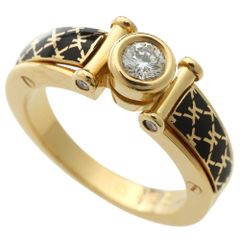 24/美品 Korloff コルロフ K18 ダイヤ0.20ct リング 指輪 本物保証】 新品同様 コルロフ KORLOFF リング 指輪 約8.3g K18 750