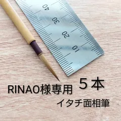 RINAO様専用　 イタチ面相筆５本セット