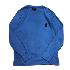 POLO RALPH LAUREN ポロ ラルフローレン サーマル ロンT ポロベア 刺繍 水色 Lサイズ No.EA16