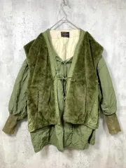 Kastane カスタネ 定価15950円 【マルチウェイ】マルチウェイベスト付きミリタリー コート sizeF/カーキ ◆■レディース