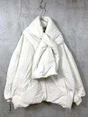 COCODEAL ココディール 72619223 マフラー付きノーカラーダウン ジャケット size1/アイボリー  ◆■レディース