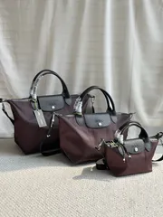 👜✨🌈【新品 未使用】 LONGCHAMP Pliage ロンシャン ル プリアージュ エナジートップハンドルバッグ トートバッグ XS-S-M HSR1500-1512-1515  人気  ファション 抜群 定番デザイン 009ワインレッド