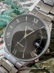 シチズン☆エコドライブ☆メンズ☆電波ソーラー時計☆稼働品☆GN-4-S