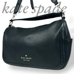 【B4275】 kate spade new york ケイトスペード ショルダーバッグ ハンドバッグ 2way レザー ブラック