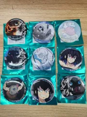 鬼滅の刃 ufotable 大佐バッグ景 イモウール 缶バッジ 下しびら 伊之助