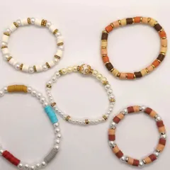 ビーズブレスレット　５本セット