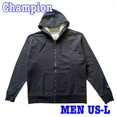 Champion チャンピオン ワンポイントロゴ フルジップ  スウェット パーカー US-L