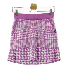 サイズ：M FILA GOLF フィラゴルフ  ニット スカート 千鳥柄 パープル系 [240101606172] ゴルフウェア レディース ストスト