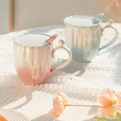 マグカップ おしゃれ 陶器 大きい 可愛い コップ 和風 コーヒーカップ 焼き物 陶芸 和風 和食器 モダン マグ 美しい 無地 コーヒー マグ デ