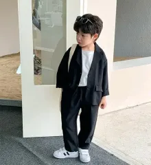 26年 メイン ブラック 2種 スーツ セットアップ