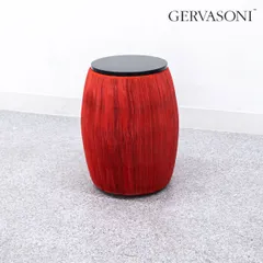 【展示品】GERVASONI ジェルバゾーニ NEWS 08 ニュース スツール ロータイプ レッド パオラ・ナヴォーネ 定価8万