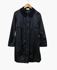 Harrods ハロッズ 花柄レース ステンカラーコート 13104081 サイズ2 ネイビー 中古 D4のサムネイル