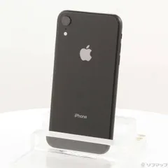 〔中古品〕 iPhoneXR 64GB ブラック MT002J／A SIMフリー【348】