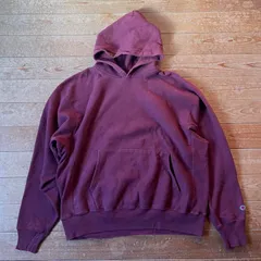 00's Champion Premium REVERSE WEAVE sweat hoodie. 古着　チャンピオン　プレミアムリバースウィーブ　パーカー　バーガンディ　XXL 無地　スウェットフーディ